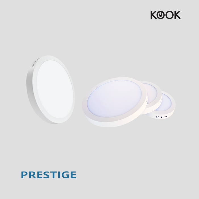 Prestige-Surface Panel Light - Round